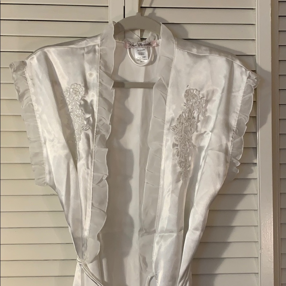 Lines Donatella White Robe NWOT